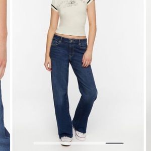NWT Forever 21 Low Rise 90s Fit jeans, sz 28